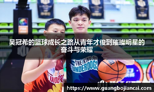 Bwin体育吴冠希的篮球成长之路从青年才俊到璀璨明星的奋斗与荣耀
